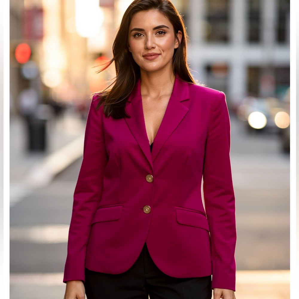 Calvin Klein Fuchsia Blazer